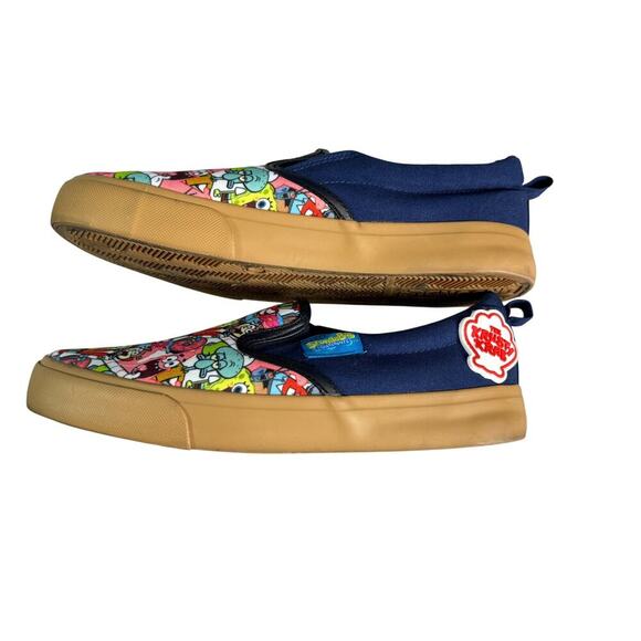 SpongeBob SquarePants Shoes Nickelodeon Ground Up Sz 7 Slip On Sneakers - Picture 4 of 11